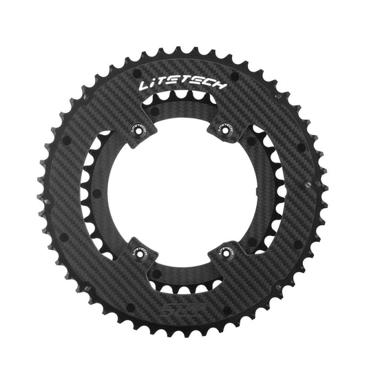 LiteTech Carbon Fiber Double Chainrings - image 1
