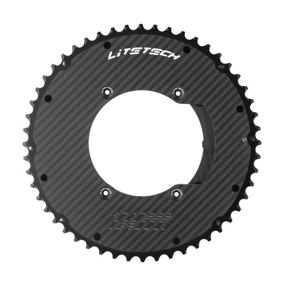 LiteTech Carbon Fiber Double Chainrings - Aero - image 4