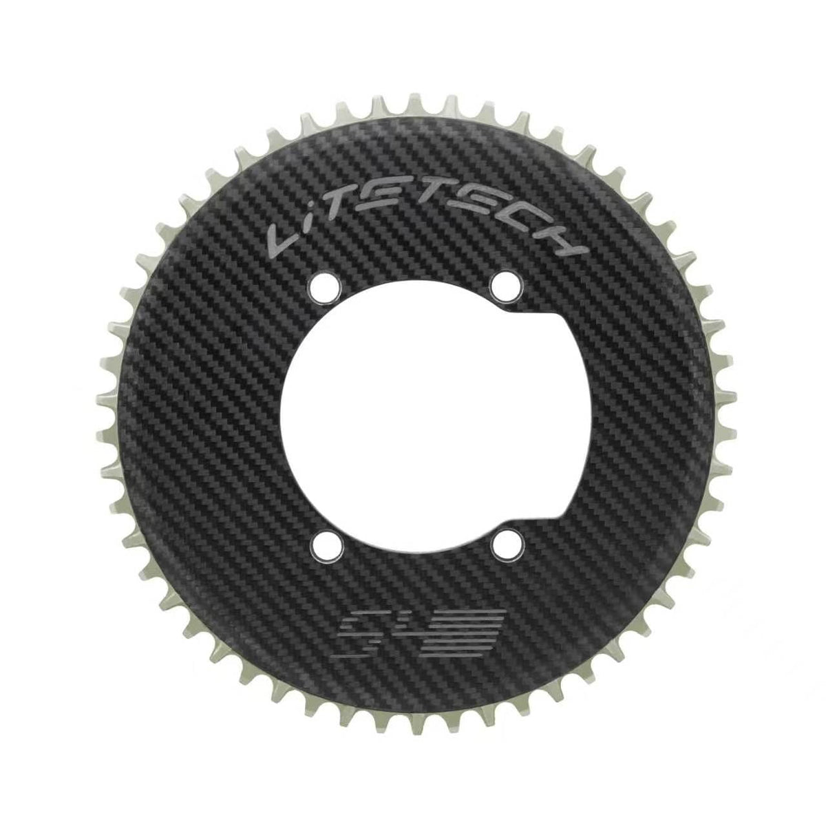 LiteTech Carbon Fiber Single Chainring - TT & Triathlon - image 1